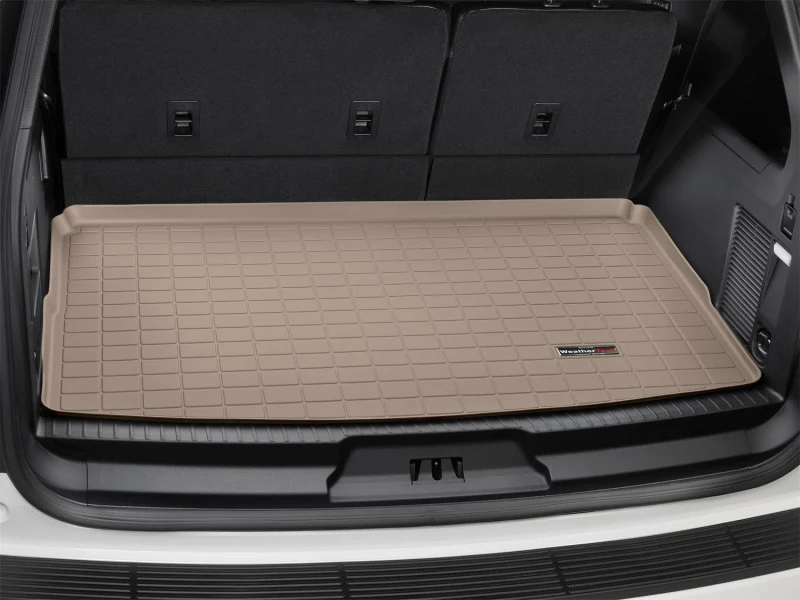 WeatherTech 2018+ Ford Expedition MAX Cargo Liners - Tan - Image 2
