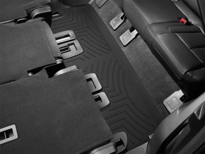 WeatherTech 2018+ Lincoln Navigator L (w/2nd Row Bench Seats) Rear FloorLiner HP - Black - Image 11