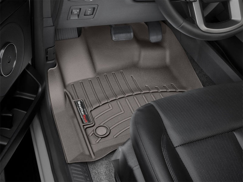 WeatherTech 2018+ Lincoln Navigator / Navigator L Front FloorLiner - Cocoa - Image 2