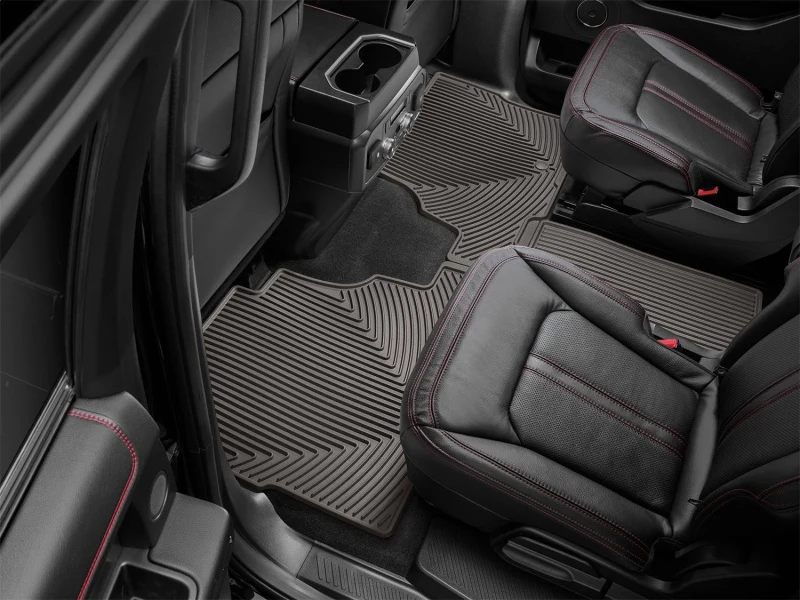WeatherTech 2018+ Lincoln Navigator / Navigator L Rear Rubber Mats - Cocoa - Image 2