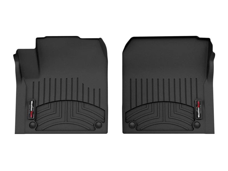 WeatherTech 2018+ Volvo VNL/VNR-Series (Auto Trns/VNR Dsl) Front FloorLiner (Vinyl Floors) - Black