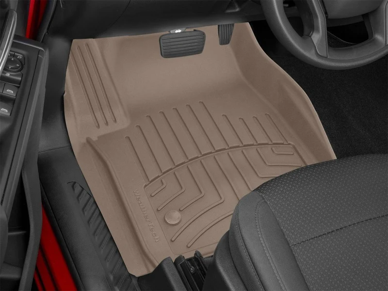 WeatherTech 2019+ Chevrolet Silverado 1500 Front FloorLiner HP - Tan - Image 3