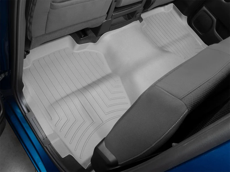 WeatherTech 2019+ Chevrolet Silverado 1500 Rear FloorLiner - Grey - Image 2