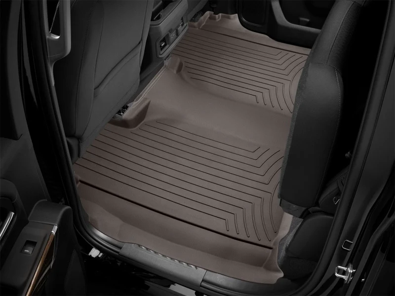 WeatherTech 2019+ Chevrolet Silverado 1500 Rear FloorLiner HP - Cocoa - Image 4