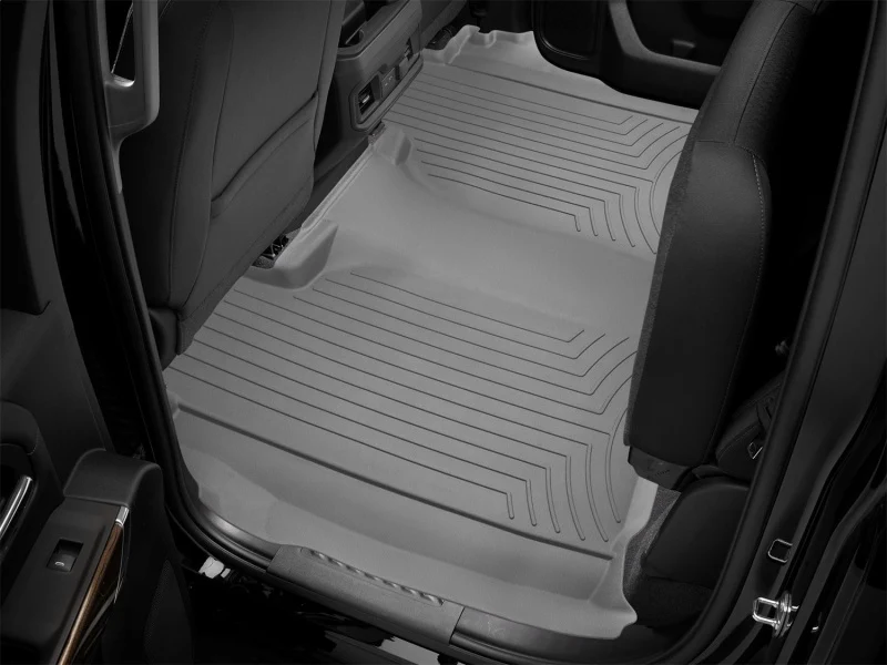 WeatherTech 2019+ Chevrolet Silverado 1500 Rear FloorLiner HP - Grey - Image 4