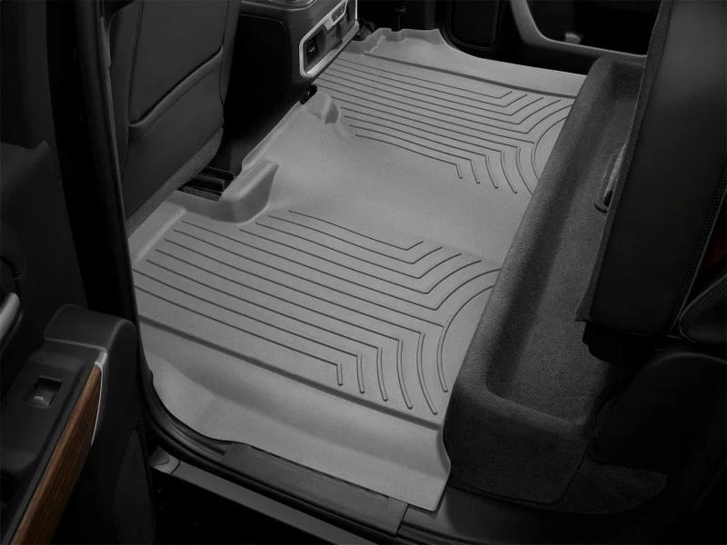 WeatherTech 2019+ Chevrolet Silverado 1500 Rear FloorLiner HP - Grey - Image 13