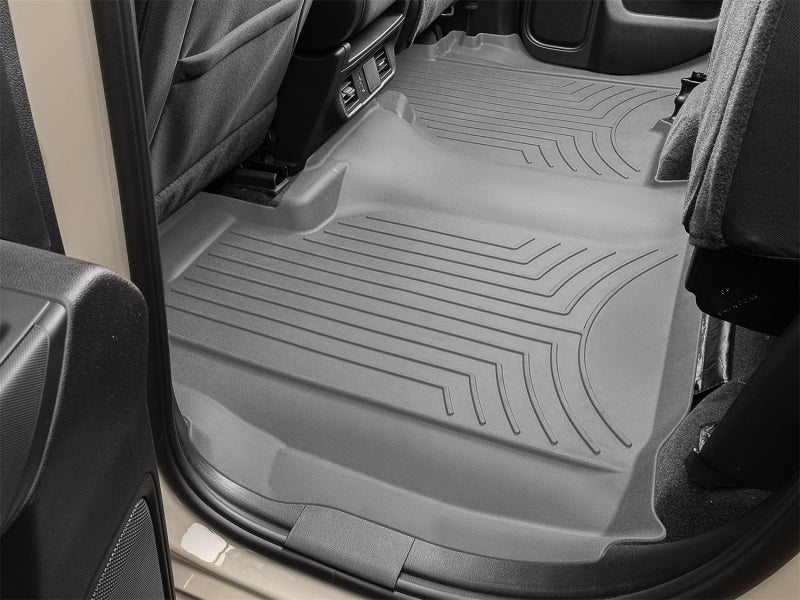 WeatherTech 2019+ Chevrolet Silverado 1500 Rear FloorLiner HP - Grey - Image 5