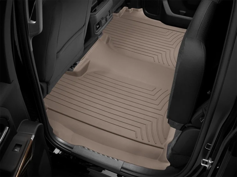 WeatherTech 2019+ Chevrolet Silverado 1500 Rear FloorLiner HP - Tan - Image 11
