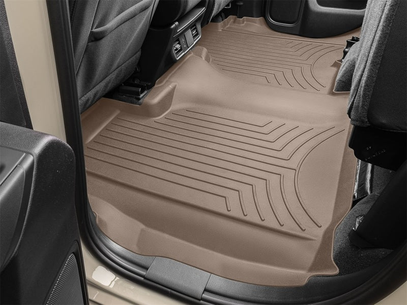 WeatherTech 2019+ Chevrolet Silverado 1500 Rear FloorLiner HP - Tan - Image 13