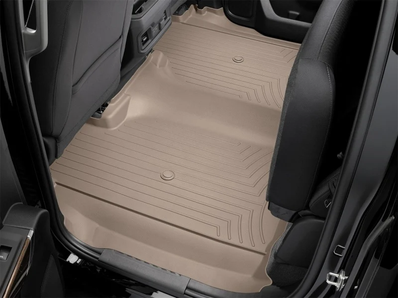 WeatherTech 2019+ Chevrolet Silverado 1500 Rear FloorLiner - Tan - Image 7