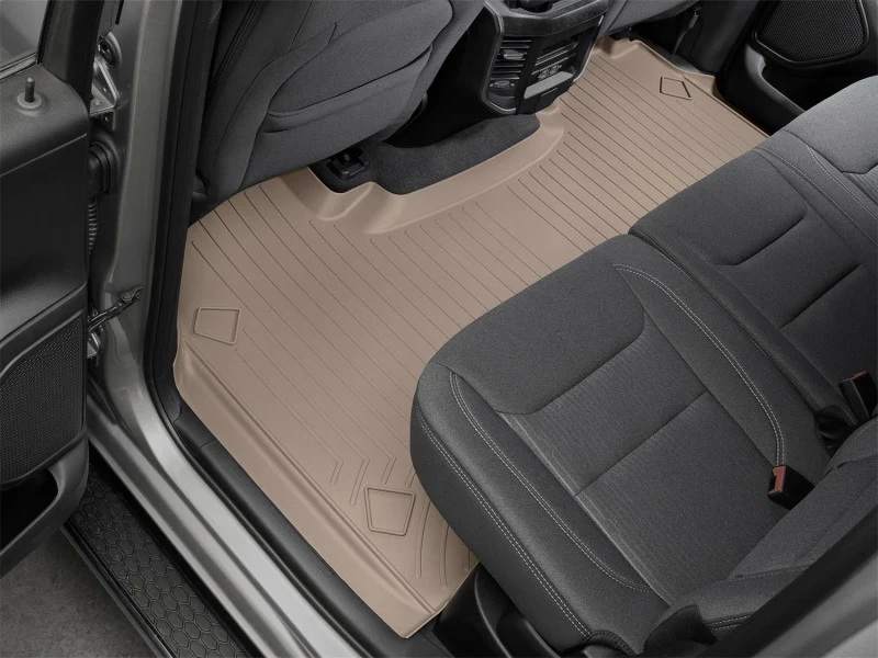 WeatherTech 2019+ Dodge Ram Rear FloorLiner - Tan (Fits Crew Cab w/No Underseat Storage Only) - Image 13