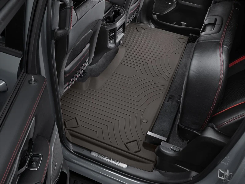WeatherTech 2019+ Dodge Ram Truck 1500 Crew Cab Rear FloorLiner HP - Cocoa - Image 12