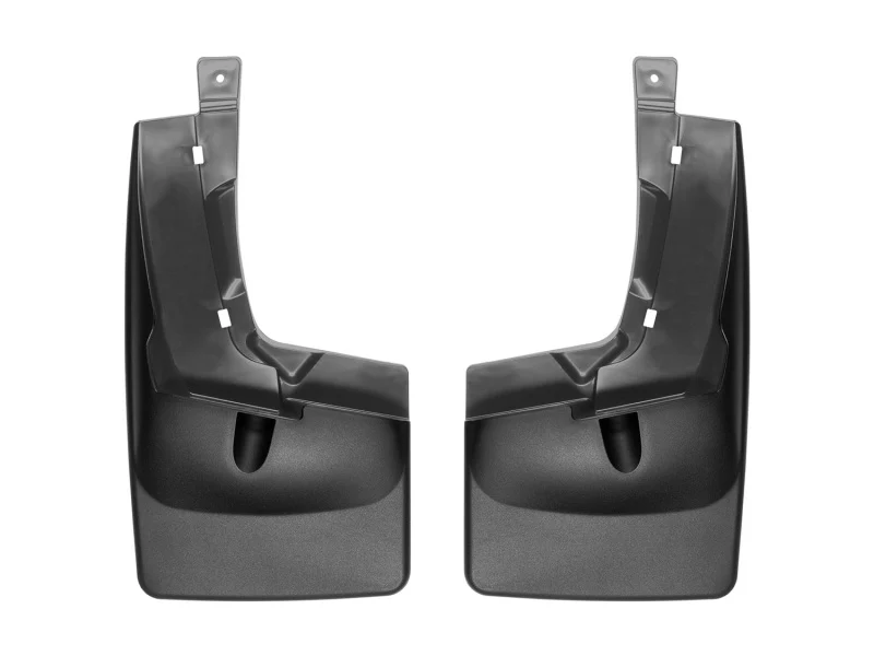 WeatherTech 2019+ Ford Ranger No Drill Rear Mudflaps - Black