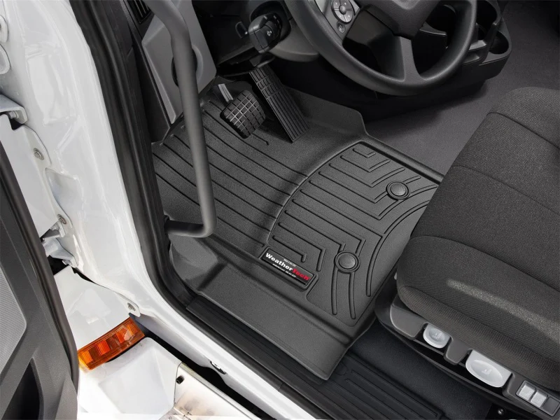 WeatherTech 2019+ Freightliner Cascadia Front FloorLiner for Vinyl Floors - Black - Image 8