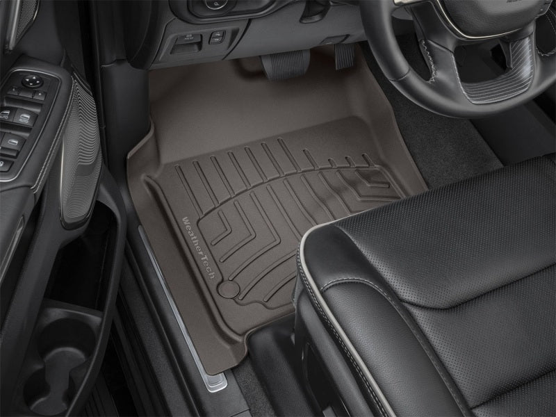 WeatherTech 2019+ RAM Ram 1500 Quad/CC Front FloorLiner HP - Cocoa - Image 3