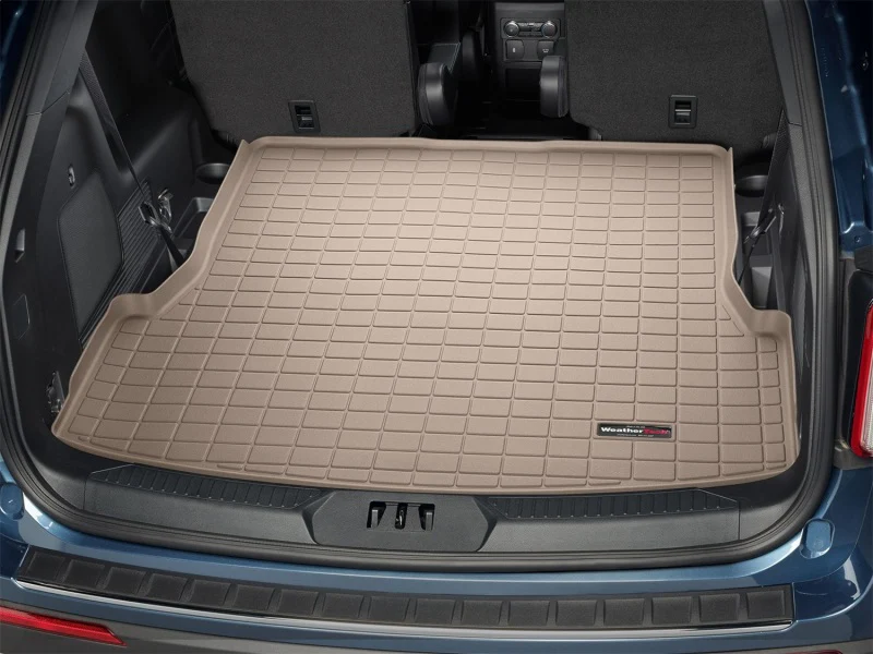 WeatherTech 2020+ Ford Explorer Cargo Liners - Tan - Image 2