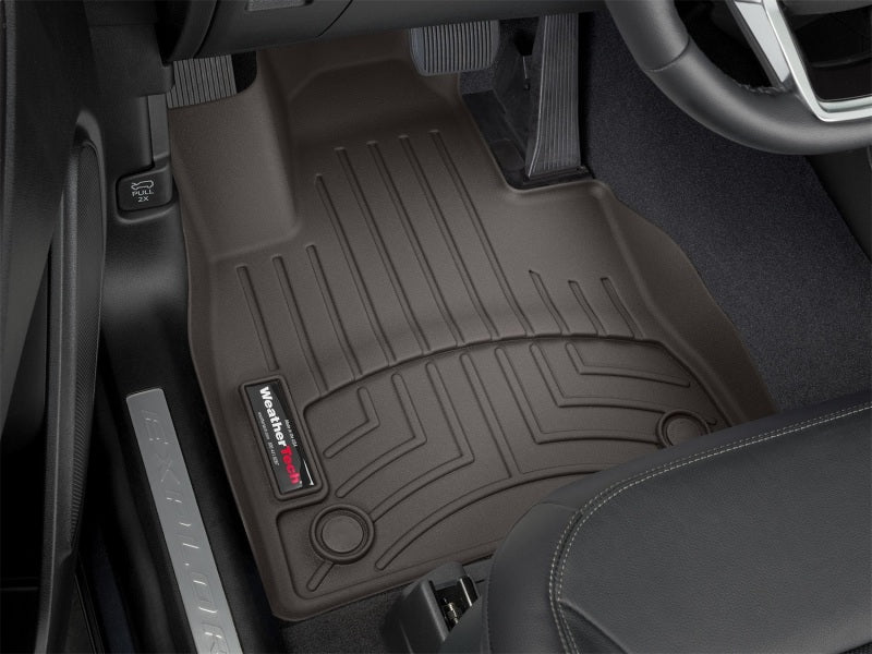 WeatherTech 2020+ Ford Explorer Front FloorLiner - Cocoa - Image 13
