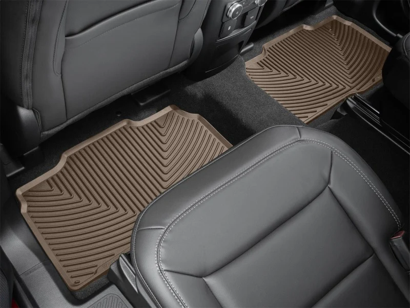 WeatherTech 2020+ Ford Explorer Rear Rubber Mats - Tan - Image 2