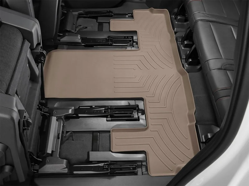 WeatherTech 2021+ Cadillac Escalade ESV Rear (2nd Row) FloorLiner - Tan - Image 13