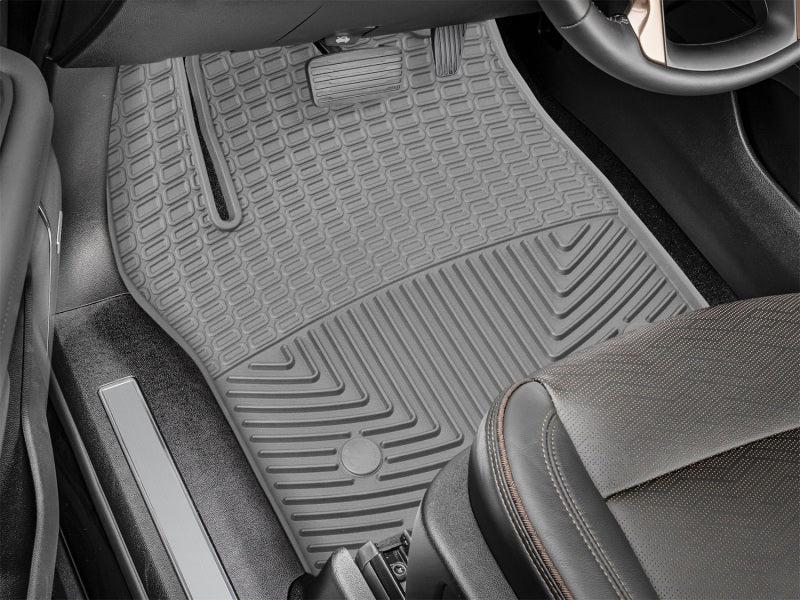 WeatherTech 2021+ Cadillac Escalade Front Rubber Mats - Grey - Image 2