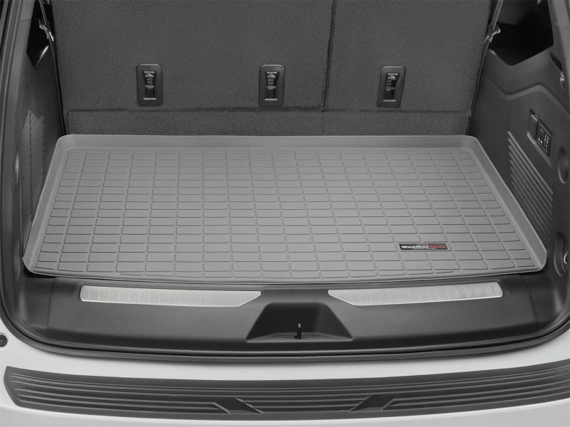 WeatherTech 2021+ Chevrolet Suburban Cargo Liners - Grey - Image 2