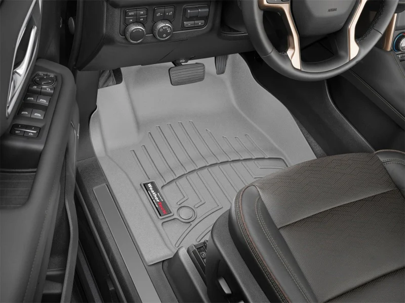 WeatherTech 2021+ Chevrolet Suburban Front FloorLiner - Grey - Image 6