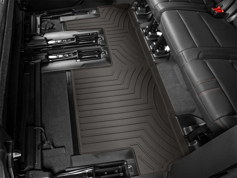 WeatherTech 2021+ Chevrolet Suburban Rear FloorLiner HP - Cocoa - Image 13