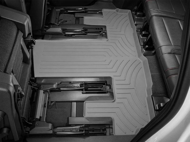 WeatherTech 2021+ Chevrolet Suburban Rear FloorLiner HP - Grey - Image 2