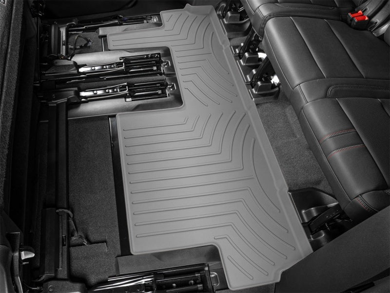 WeatherTech 2021+ Chevrolet Suburban Rear FloorLiner HP - Grey - Image 4