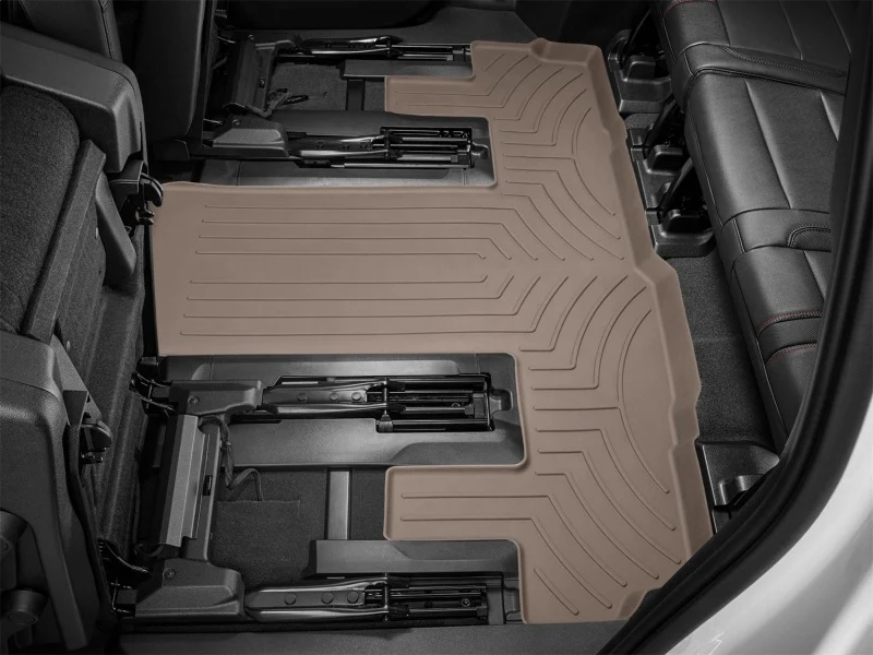 WeatherTech 2021+ Chevrolet Suburban Rear FloorLiner HP - Tan - Image 4