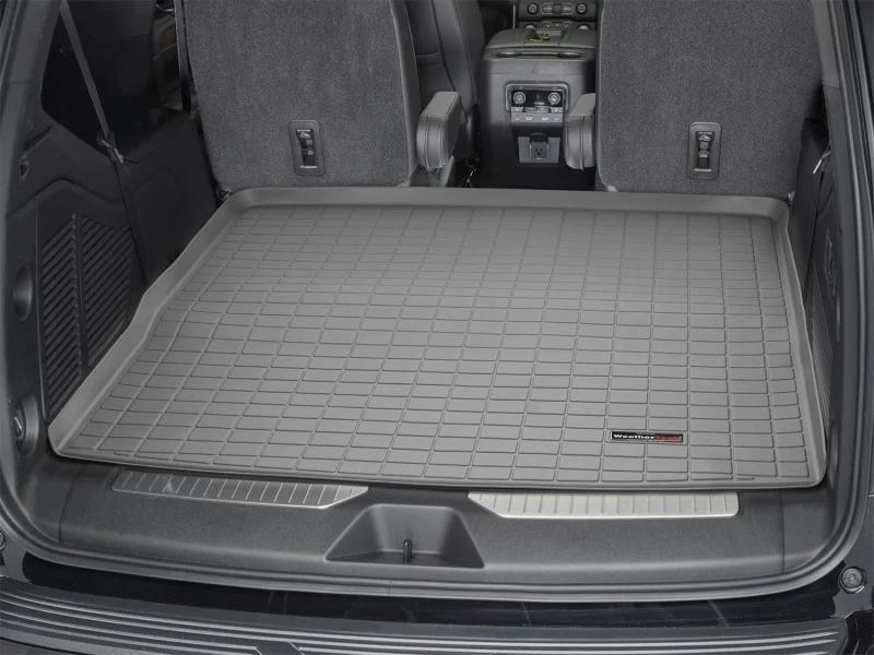 WeatherTech 2021+ Chevrolet Tahoe Cargo Liners - Grey - Image 2