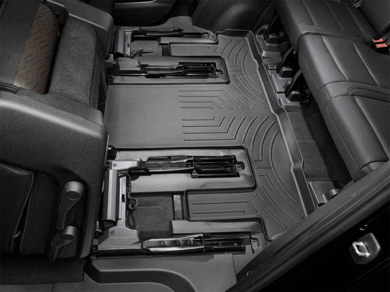 WeatherTech 2021+ Chevrolet Tahoe Rear 3rd Row FloorLiner - Black - Image 11