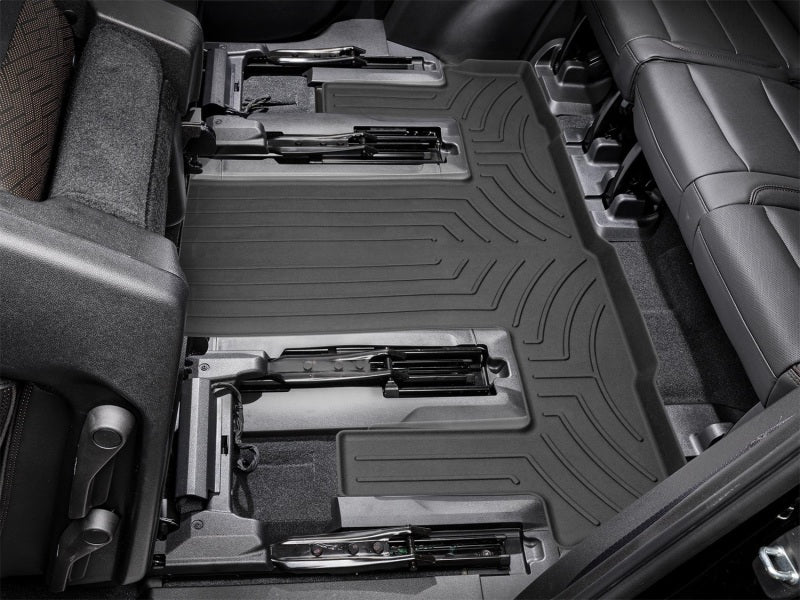 WeatherTech 2021+ Chevrolet Tahoe Rear 3rd Row FloorLiner HP - Black - Image 13