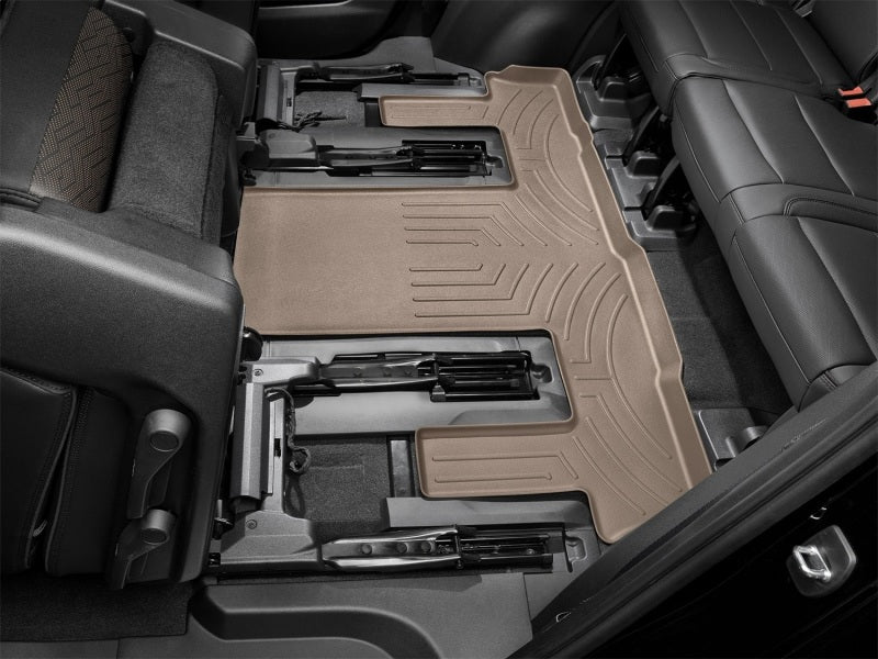WeatherTech 2021+ Chevrolet Tahoe Rear (3rd Row) FloorLiner - Tan - Image 10