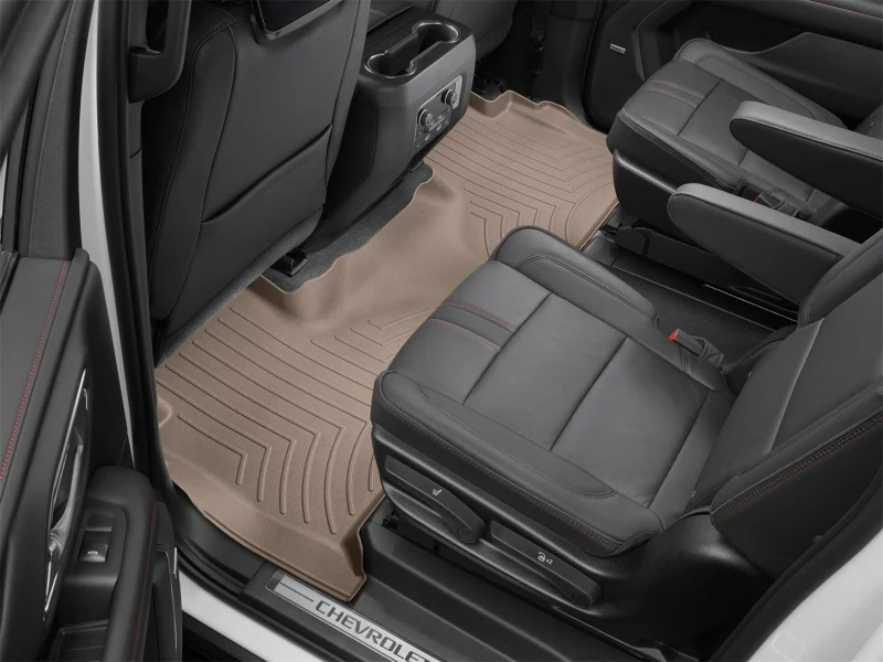 WeatherTech 2021+ Chevrolet Tahoe/Suburban Rear FloorLiner - Tan - Image 3