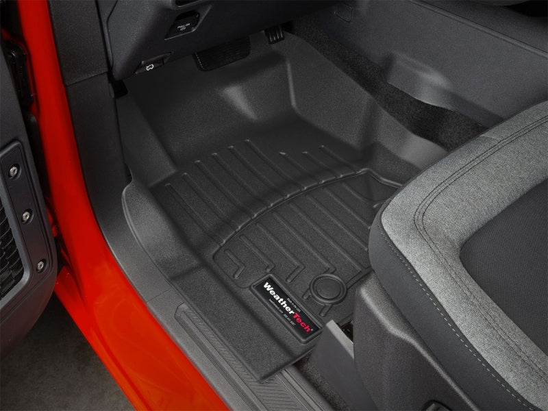 WeatherTech 2021+ Ford Bronco 4 Door Front FloorLiner - Black - Image 12