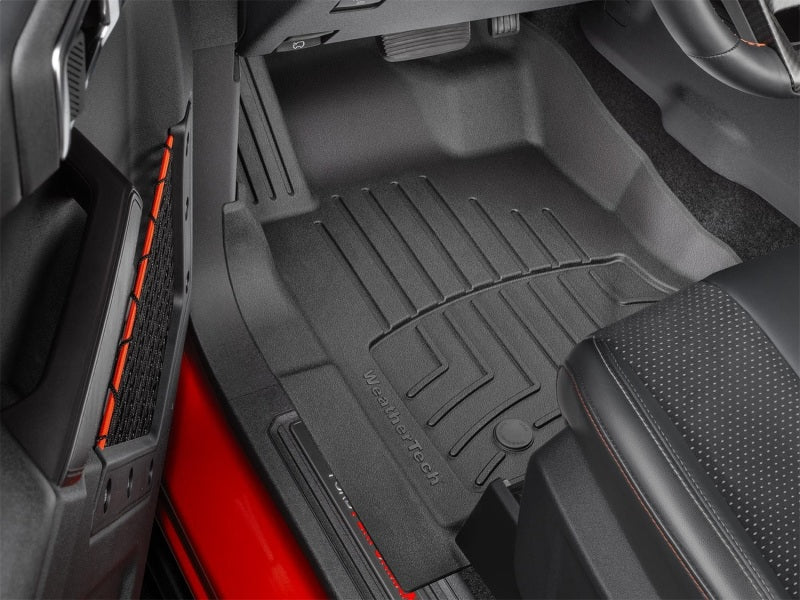 WeatherTech 2021+ Ford Bronco Front FloorLiner HP - Black - Image 6