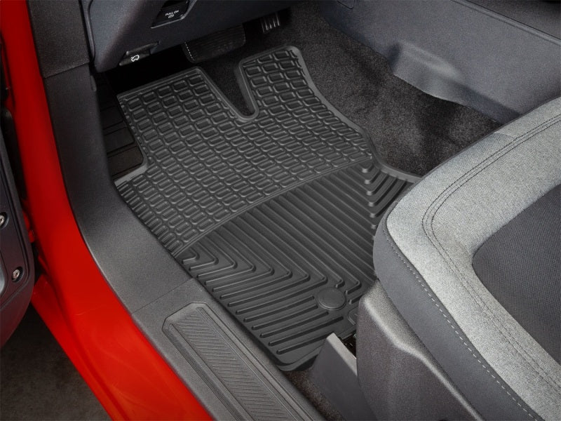 WeatherTech 2021+ Ford Bronco Front Rubber Mats - Black - Image 2
