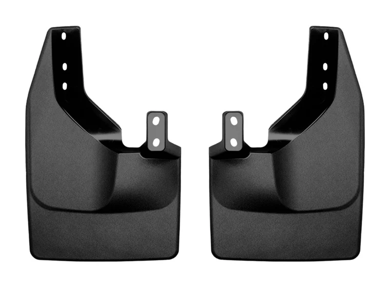 WeatherTech 2021+ Ford Bronco No Drill Rear MudFlaps - Black - Image 2