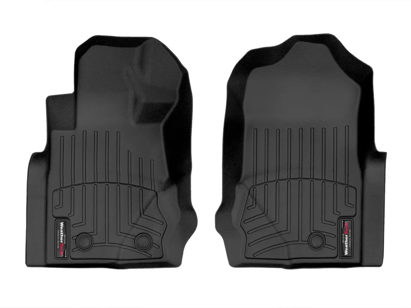 WeatherTech 2021+ Ford Bronco Vinyl (Vinyl Floors Only) Front Rubber Mats - Black