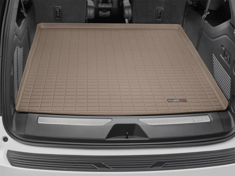 WeatherTech 2021+ GMC Yukon XL / Yukon Denali XL Cargo Liners - Tan - Image 2