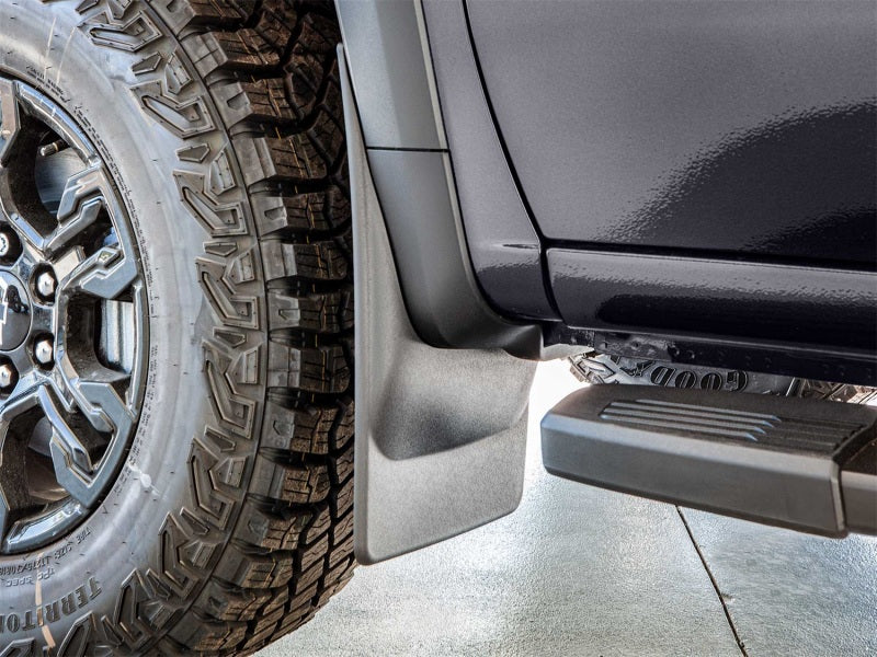 WeatherTech 2022 Chevrolet Silverado 1500 ZR2 No Drill MudFlaps - Black - Image 2