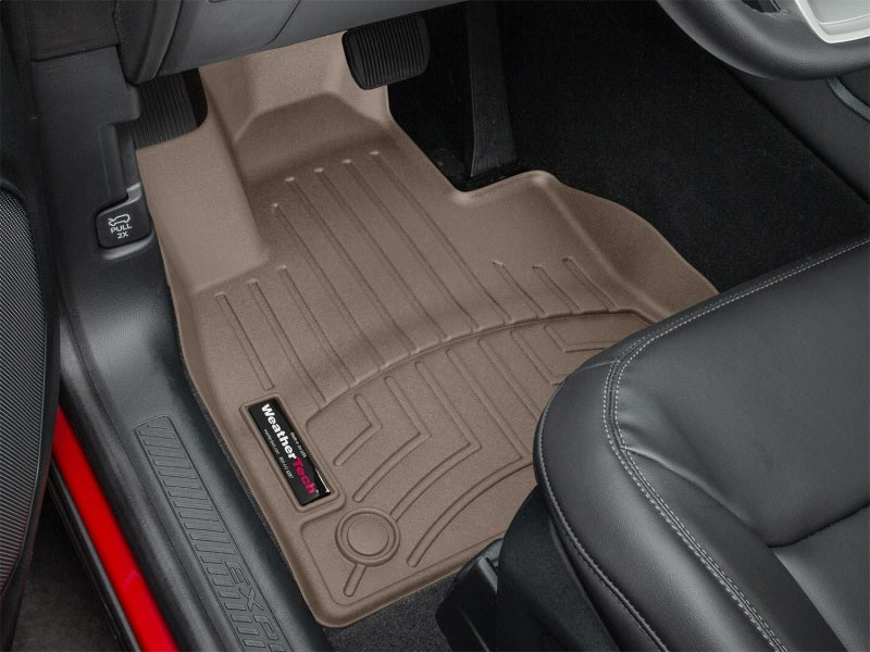 WeatherTech 2022+ Ford Explorer / Explorer ST Front FloorLiner - Tan - Image 5
