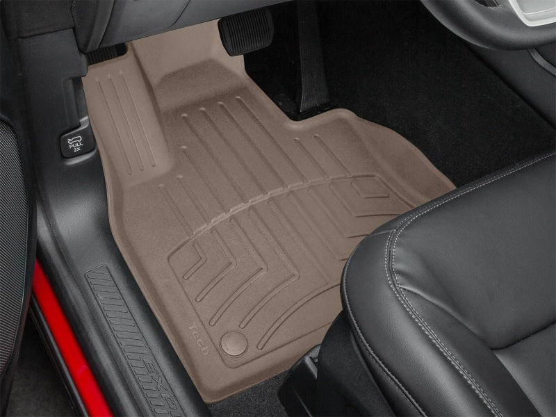 WeatherTech 2022+ Ford Explorer Incl. ST (6/7 Pssgr.) Front FloorLiner HP - Tan - Image 13