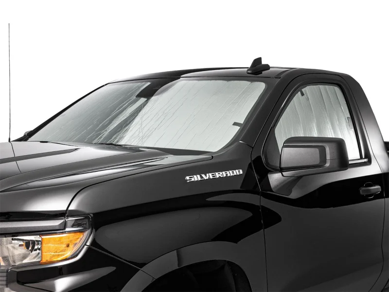 WeatherTech 2022+ GMC/Chevrolet Sierra/Silverado 1500 RC (w/Solid Window) SunShade Full Vehicle Kit - Image 3