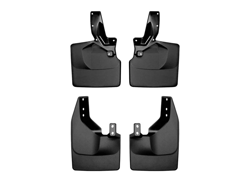 WeatherTech 21-23 Ford Bronco (Will Fit Factory Rock Rails/Tube Step) No Drill Mudflaps - Black