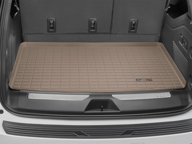 WeatherTech 21+ Chevrolet Suburban Cargo Liners - Tan - Image 2