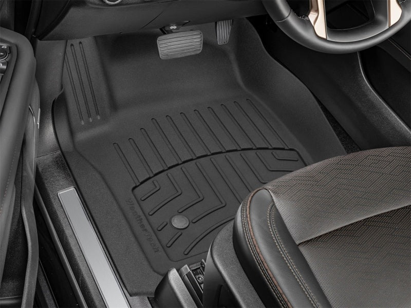 WeatherTech 21+ GMC Yukon / Cadillac Escalade / Chevrolet Suburban Front FloorLiner HP - Black - Image 2