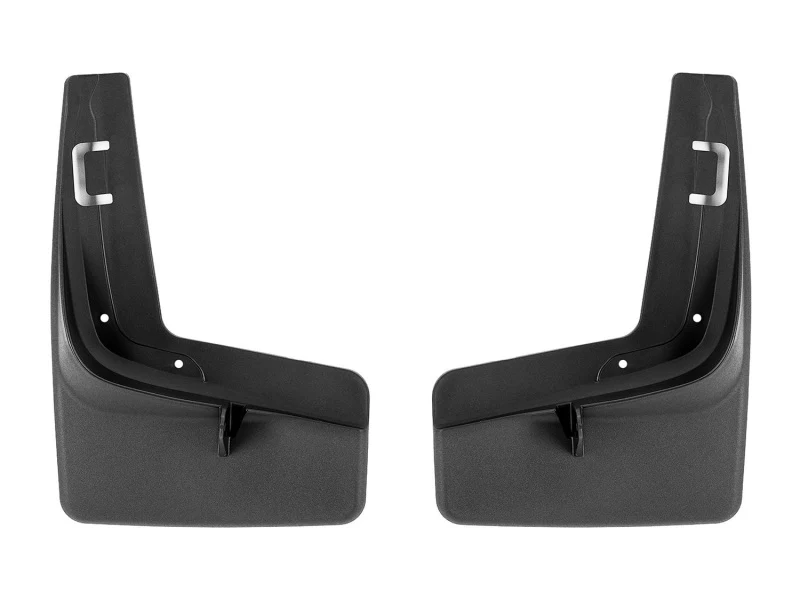 WeatherTech 22-23 Ford F-150 Lightning No Drill Front MudFlaps - Black