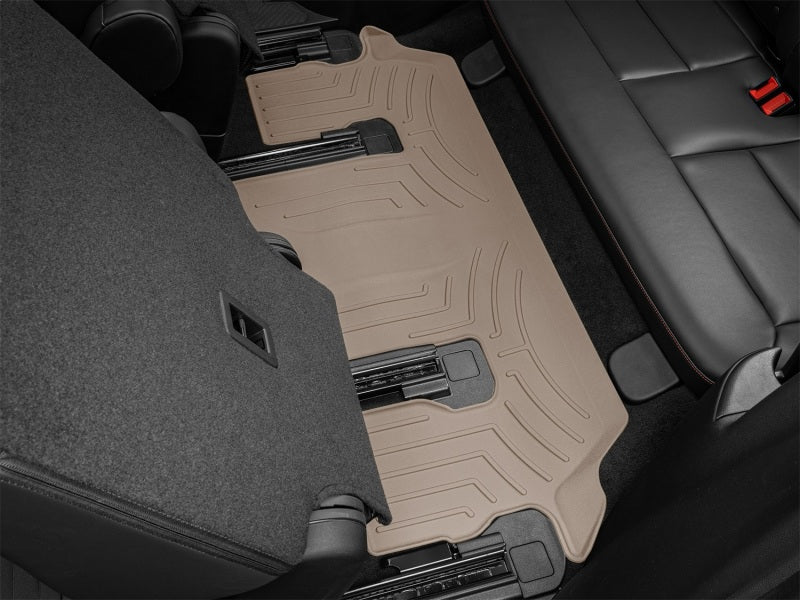 WeatherTech 22-24 Ford Explorer / 20-24 Explorer ST / 22-23 Explorer Hybrid Rear FloorLiner HP - Tan - Image 13
